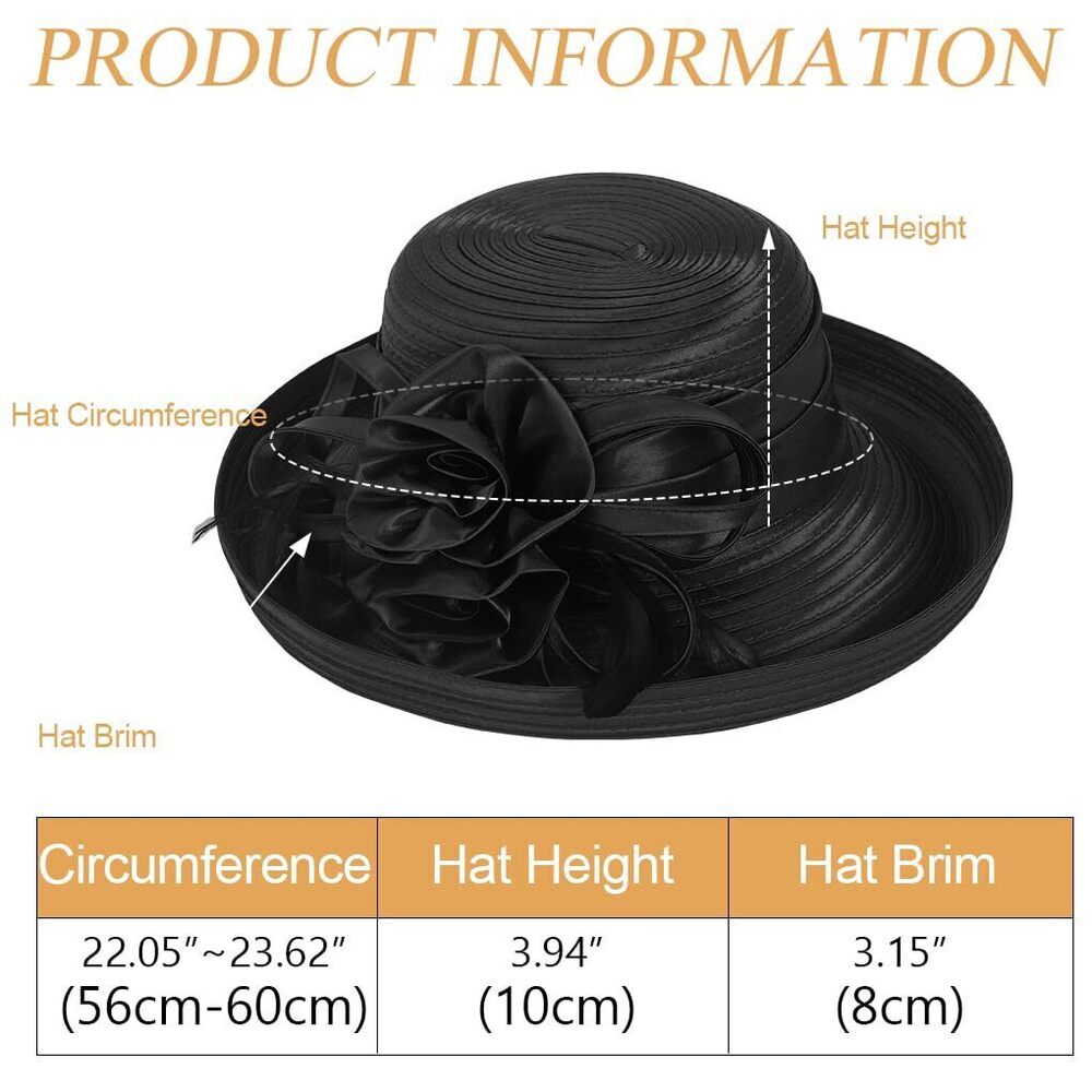 4615 Lady Church Derby Dress Cloche Hat Fascinator Floral Tea Party Wedding - Picture 2 of 4